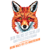 Clever fox against right-wing extremism