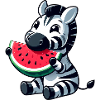 Zebra Melon Watermelon Fruit Fruity