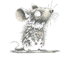 Souris Rat mignonne