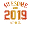 April 2019 - April's Birthday Awesome