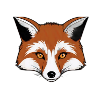 Comic Fox Head