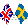 FlagEngland, flag Sweden