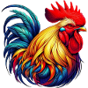 Rooster Hen