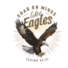 Isaiah 40:31 Eagle Design