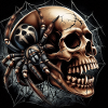 Skull and Spider