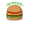 Burgers fast food delicious