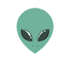 Alien symmetrical head