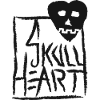 SkullHeart Logo Square Black