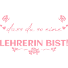 Referendarin Danke Lehrerin Geschenk