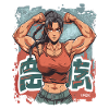 Full Power: Muscular Bodybuilding Girl