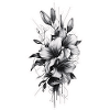 Beautiful tribal-shaped flower arrangement