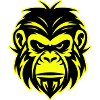 Monkey Head Portrait Icon