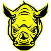 Rhino Head Portrait Icon