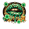 Irish Lips St Patricks Day