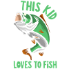 This Kid loves to fish