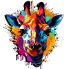 Abstract Giraffe Design - Arte Moda