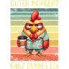 Huhn Hühner Morgenmuffel