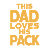 This dad loves his pack