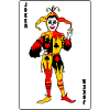Spielkarte Joker Farbe