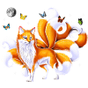 Japanese Kitsune Fox