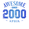 April 2000 - April Awesome Birthday