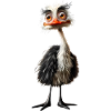 Ostrich bird #lovely toons