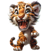 Tiger Baby #lovely toons