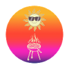 Retro Sun Grilling