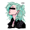 Anonymous Cartoon Rocker Girl