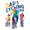 Dad's Cycling Crew Familiendesign