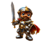 Knight Arthur #lovely toons
