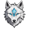 Weißer Wolf