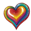 Rainbow Heart