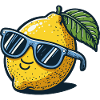 Lemon Sunglasses Summer