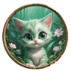 Jungle Katze im Smaragdglanz