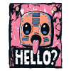 Eager robot says hello