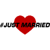 Just Married Wedding Heart