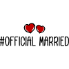 Married Wedding Heart
