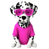 Dalmatians in Pink