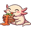 Axolotl Eats Lasagna Comic