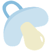 Pacifier Blue