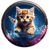 Katzen im Weltraumkugel