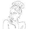 Minimalist woman
