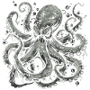 Grimmiger Kraken