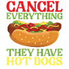 Hot Dog Adulte Annuler Tout