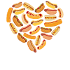 Hot-Dog Adulte Coeur