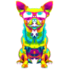 Chihuahua Dog Sunglasses Pop Art