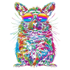Chinchilla Chinchillas Sunglasses Pop Art