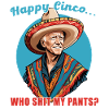 Funny confused president Mexican holiday