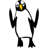 Pingouins Doigt d’honneur Pingouin